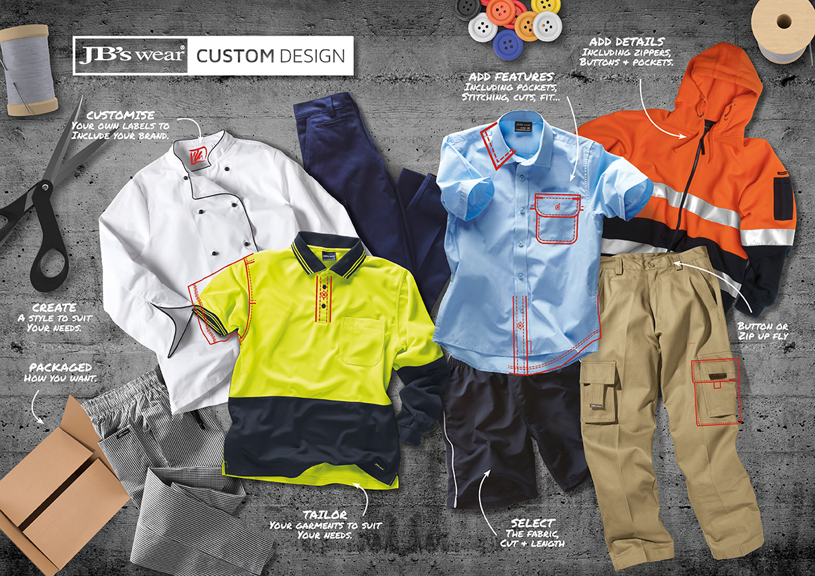 Custom workwear deals